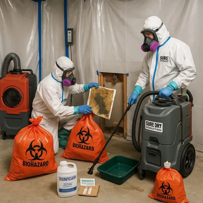 Contaminated Water Handling Protocols process in Mission Hills, KS